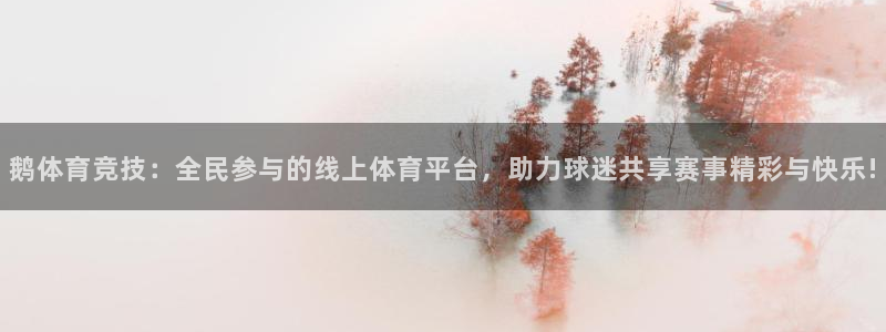 说球帝nba在线直播篮球：鹅体育竞技：全民参与的线上体育平台，助力球迷共享赛事精彩与快乐!