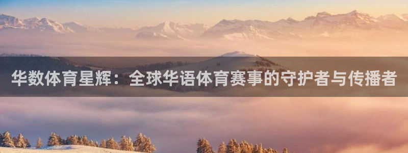 nba在线直播观看直播说球帝：华数体育星辉：全球华语体育赛事的守护者与传播者