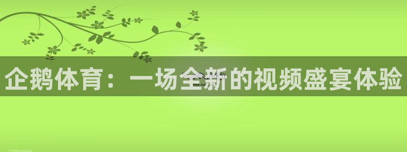 nba直播说球帝在线观看免费：企鹅体育：一场全新的视频盛宴体验